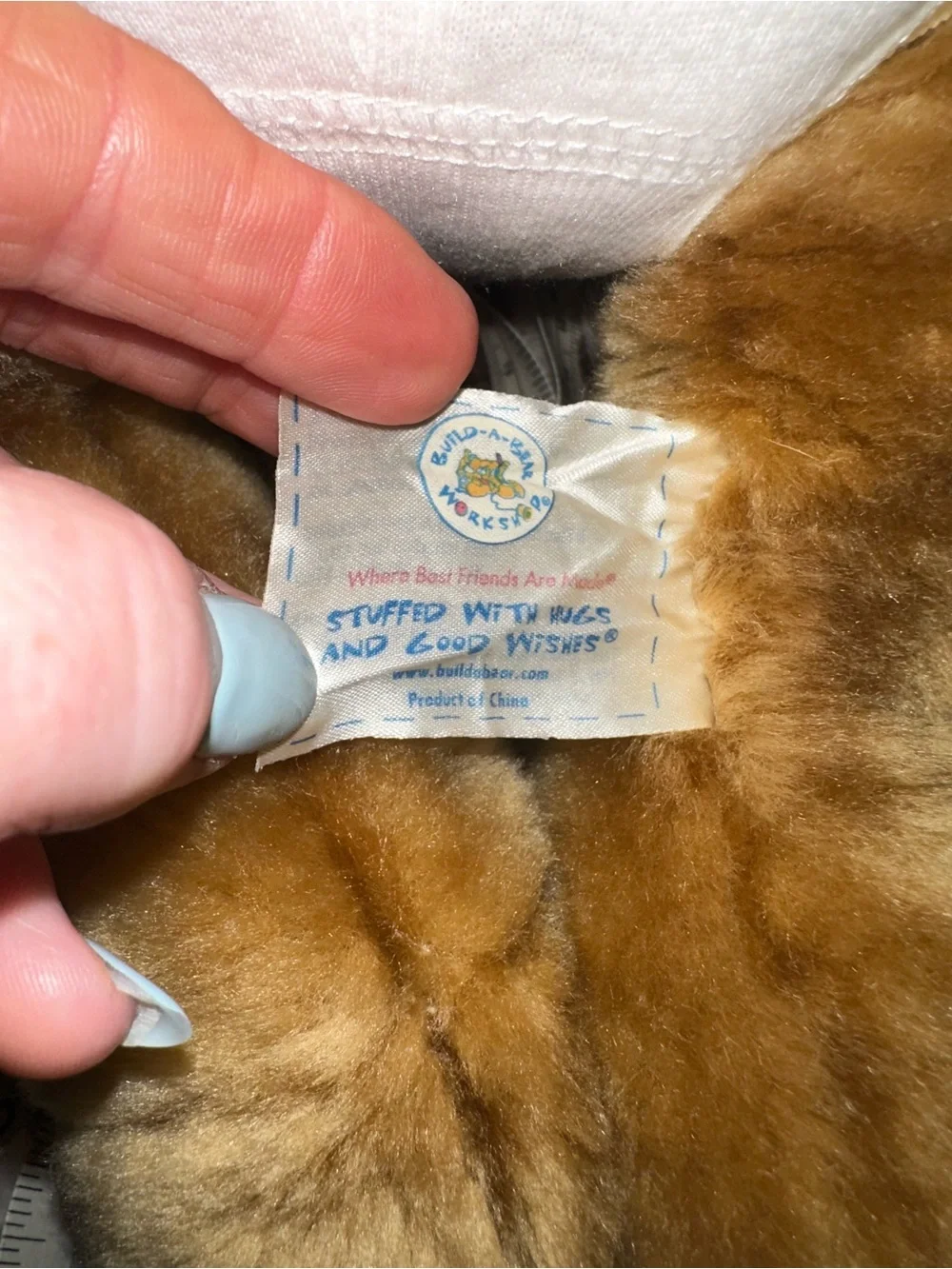 Vintage Build-A-Bear Butterscotch Plush Teddy Bear